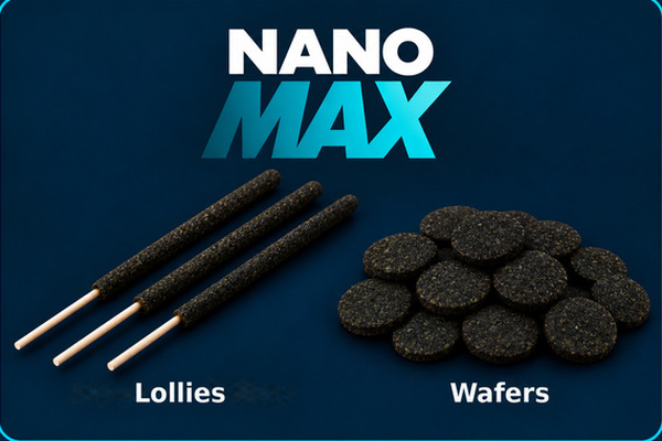 NanoMax Pro, NanoMax Pleco, lollies and wafers